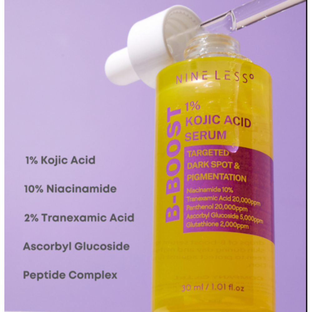 NINE LESS B-Boost 1% Kojic Acid Serum 30ml Сироватка проти